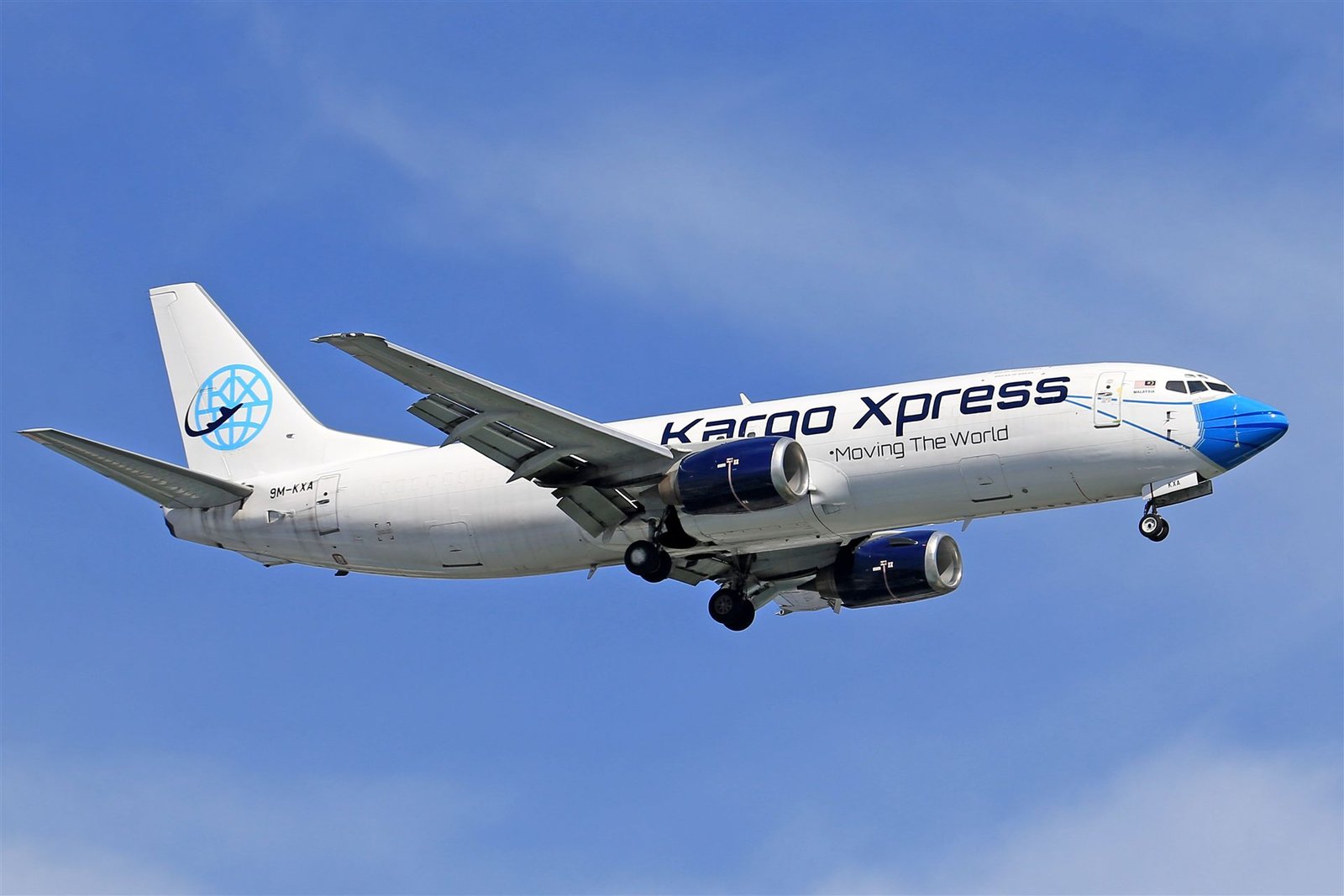 Cargo aircraft used for air freight